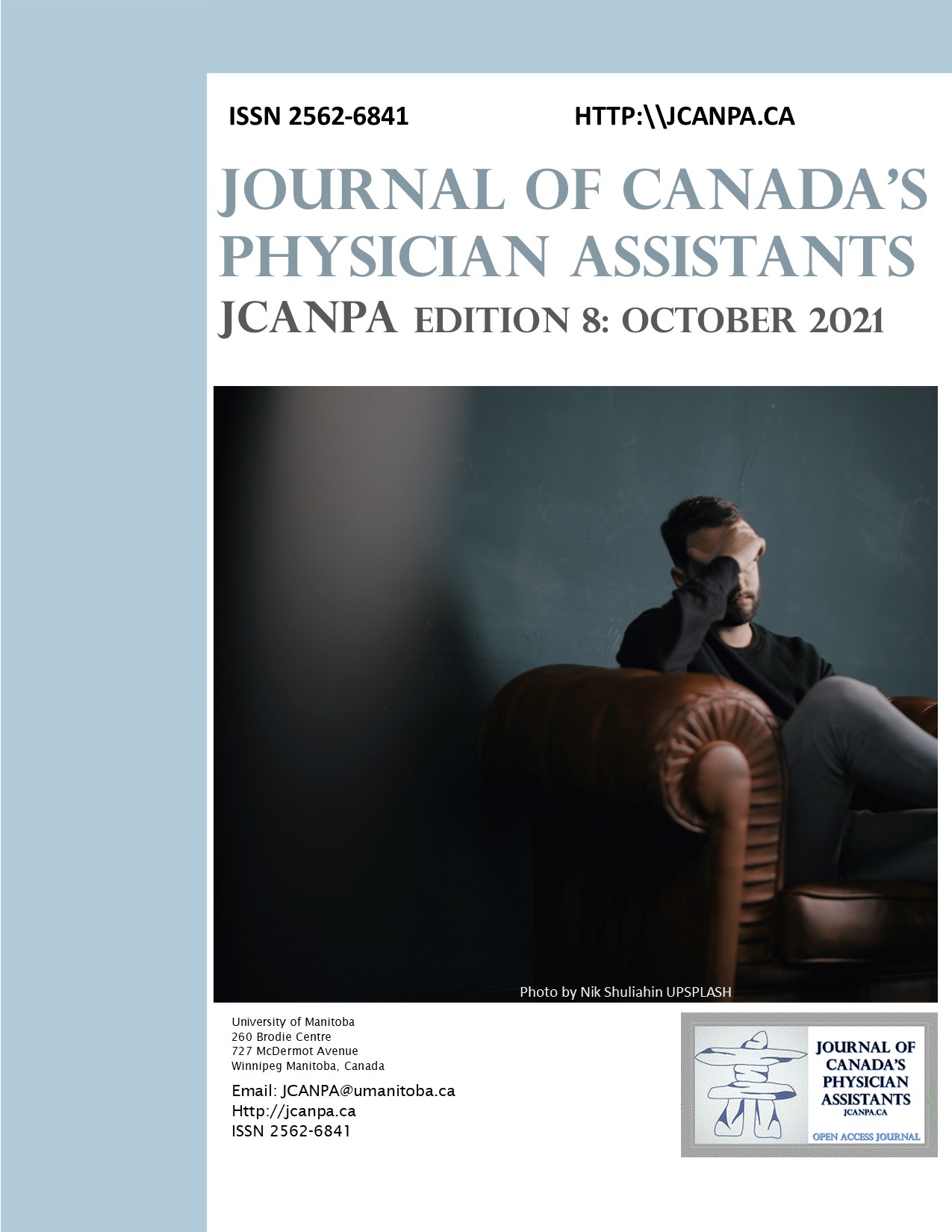					View Vol. 3 No. 8 (2021): The Journal of Canada's Physician Assistants Number 8 October 2021
				